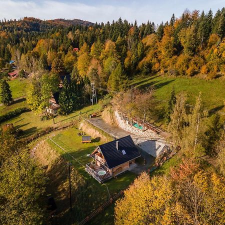 Babiogórska Chata - dom z bali z jacuzzi i sauną Zawoja Exterior foto