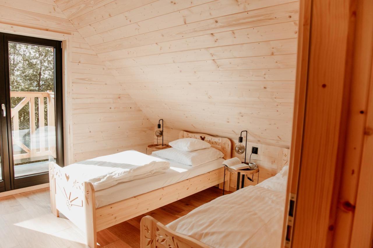 Babiogórska Chata - dom z bali z jacuzzi i sauną Zawoja Exterior foto